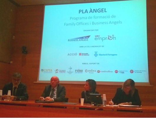 Presentació del Pla Àngel, a la seu del Centre de Transferència de Tecnologia i Innovació de la Fundació URV.