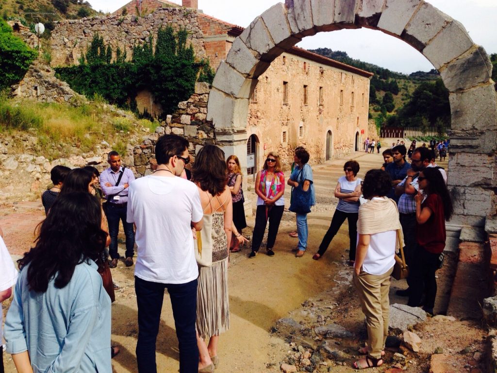 Una de les visites va ser a la Cartoixa d'Scala Dei.