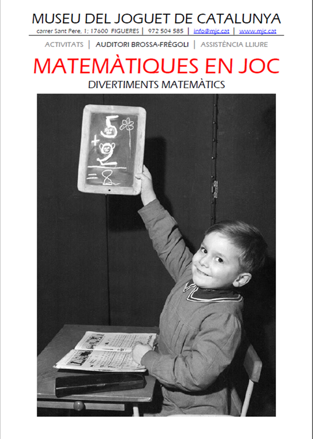 Cartell de l'exposició Matemàtiques en joc
