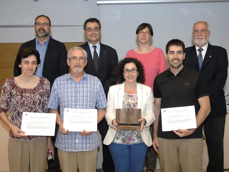 Foto de grup dels premiats