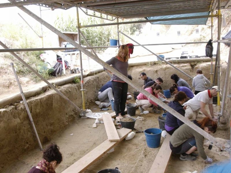 Imatge de l'excavació de la Boella